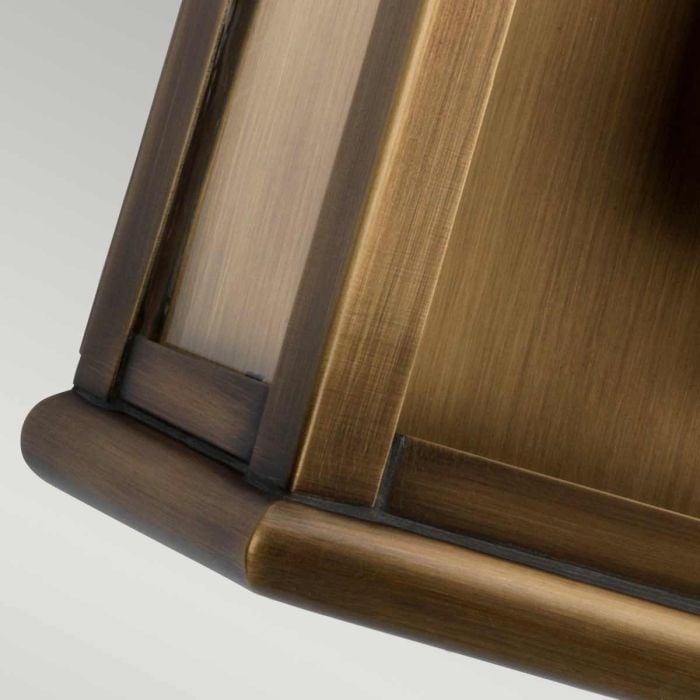 Elstead Lighting St Pauls 1 Light Wall Lantern - Aged Brass