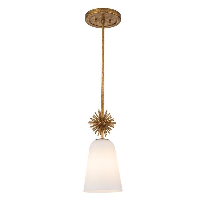Elstead Lighting Staring 1 Lt Pendant - Distressed Gold