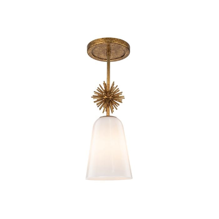 Elstead Lighting Staring 1 Lt Pendant - Distressed Gold