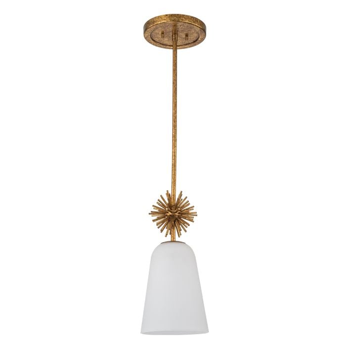 Elstead Lighting Staring 1 Lt Pendant - Distressed Gold
