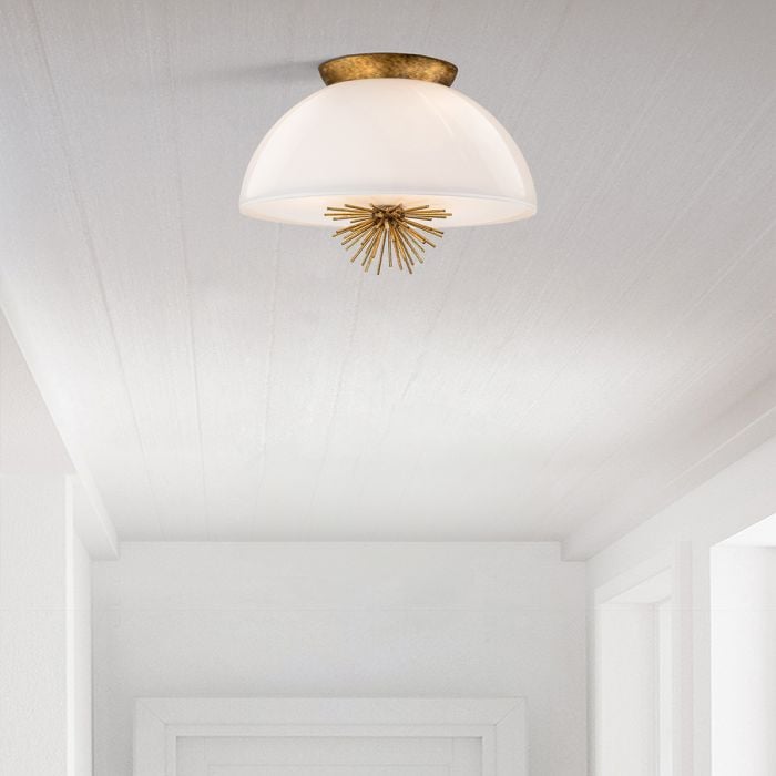 Elstead Lighting Staring 3 Lt Pendant - Distressed Gold