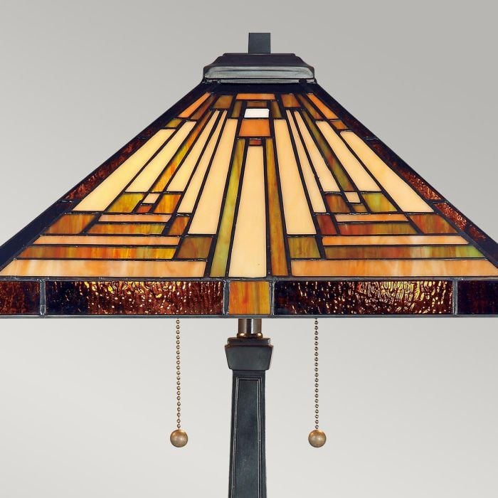 Elstead Lighting Stephen 2 Light Table Lamp - Vintage Bronze