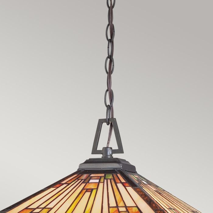 Elstead Lighting Stephen 3 Light Pendant - Vintage Bronze