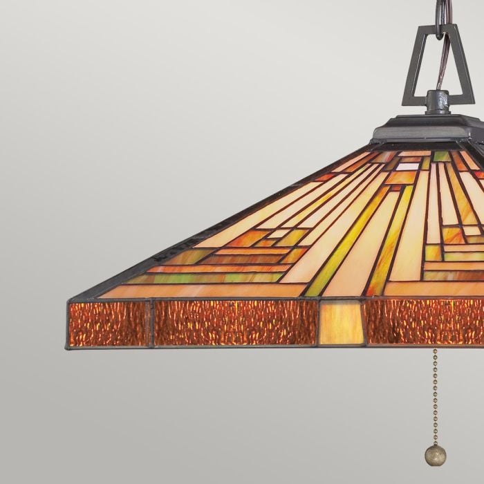 Elstead Lighting Stephen 3 Light Pendant - Vintage Bronze