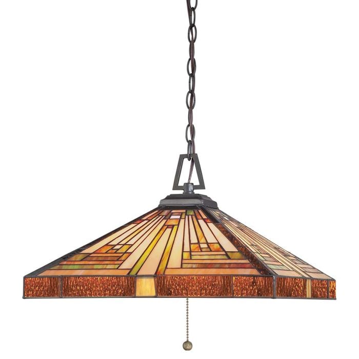 elstead lighting Stephen 3 Light Pendant - Vintage Bronze