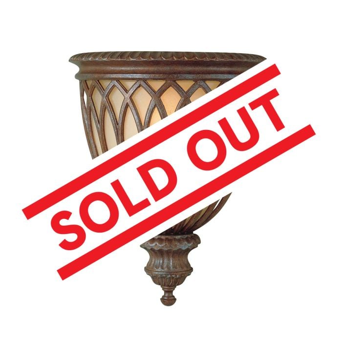 elstead lighting Stirling Castle 1 Light Wall Light - British Bronze