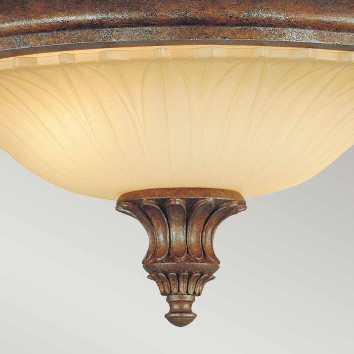 Elstead Lighting Stirling Castle 2 Light Flush - British Bronze