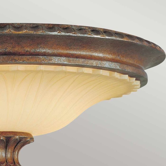 Elstead Lighting Stirling Castle 2 Light Flush - British Bronze