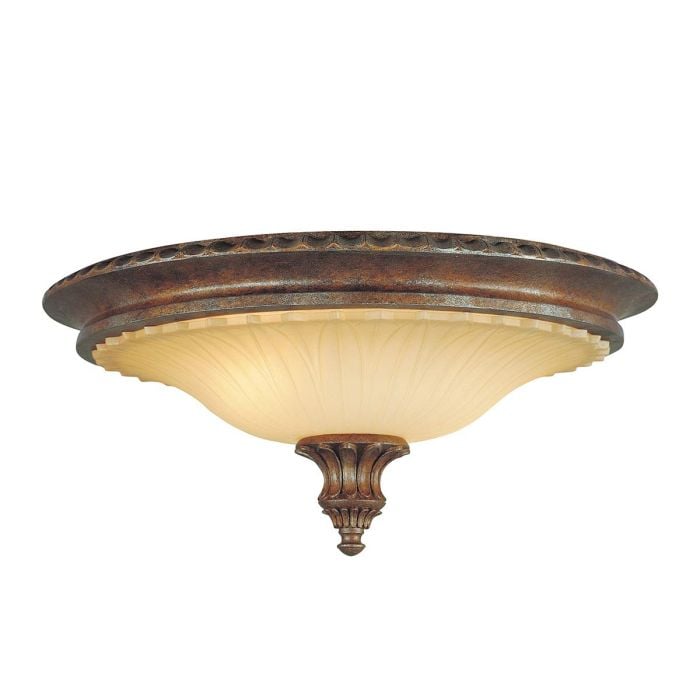 elstead lighting Stirling Castle 2 Light Flush - British Bronze
