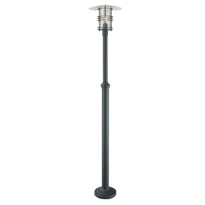 elstead lighting Stockholm 1 Light Grande Lamp Post - Black