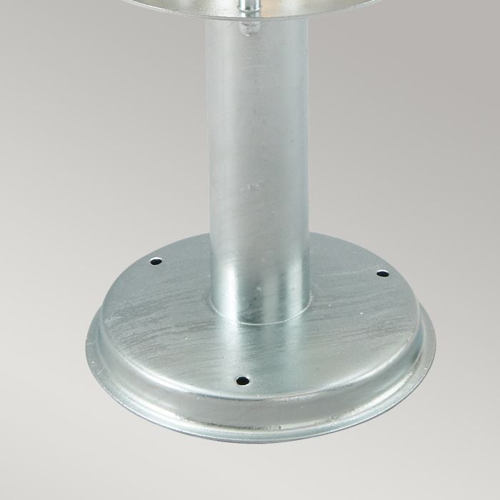 Elstead Lighting Stockholm 1 Light Grande Pedestal - Galvanised