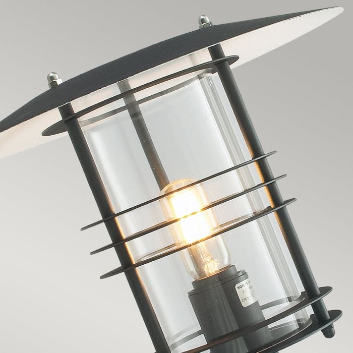 Elstead Lighting Stockholm 1 Light Grande Wall Lantern - Black