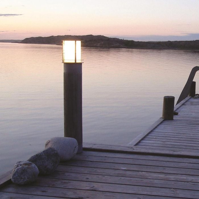Elstead Lighting Stockholm 1 Light Large Bollard - Black