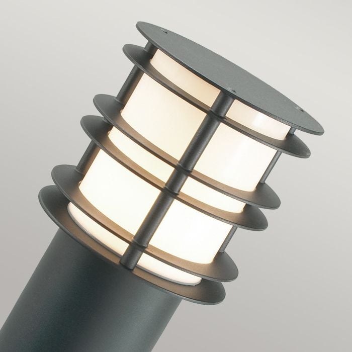 Elstead Lighting Stockholm 1 Light Large Bollard - Black