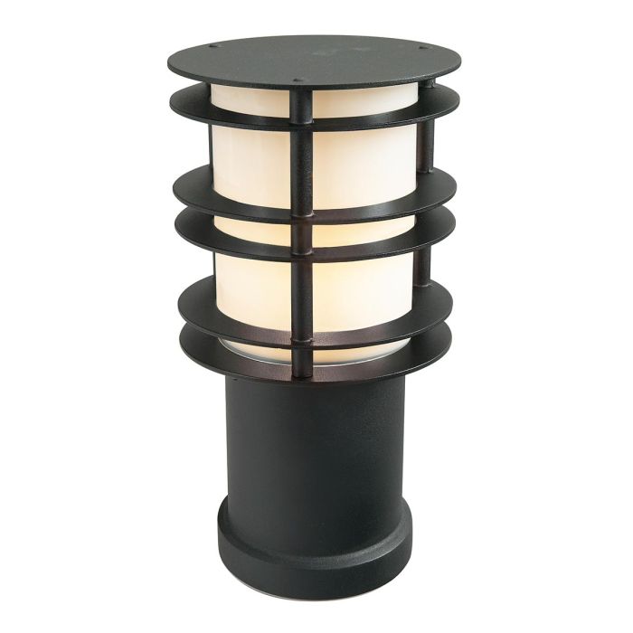 elstead lighting Stockholm 1 Light Small Bollard - Black
