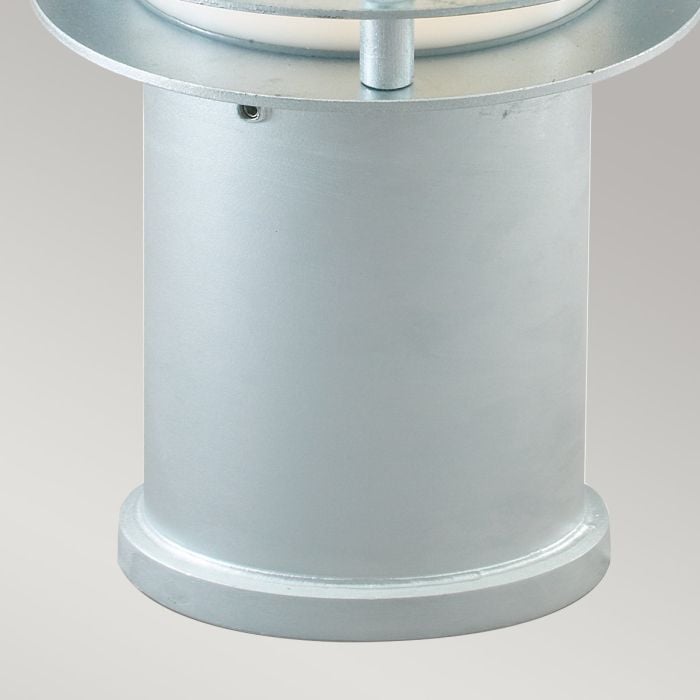 Elstead Lighting Stockholm 1 Light Small Bollard - Galvanised