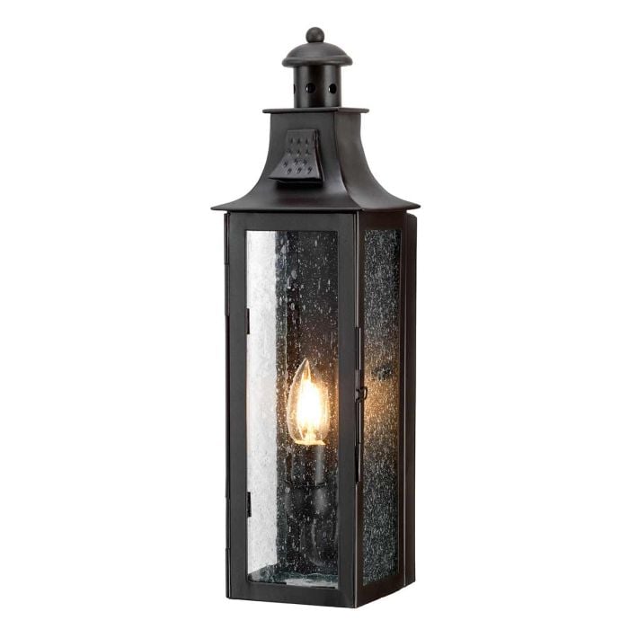 elstead lighting Stow 1 Light Wall Lantern - Old Bronze