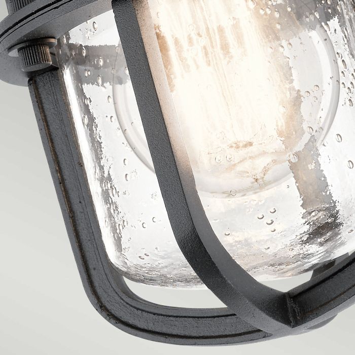 Elstead Lighting Suri 1 Light Porch/Pedestal Lantern - Textured Black