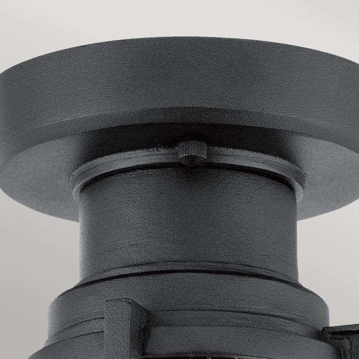 Elstead Lighting Suri 1 Light Porch/Pedestal Lantern - Textured Black