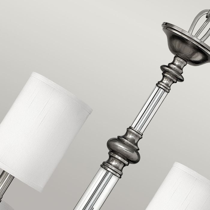 Elstead Lighting Sussex 9 Light Chandelier - Brushed Nickel