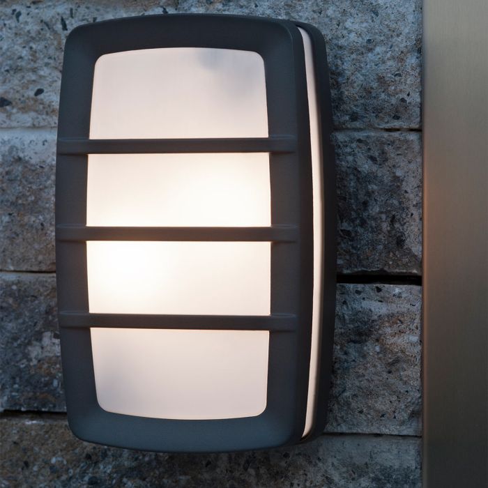 Elstead Lighting Sven 2 Light Wall/Ceiling Lantern - Graphite