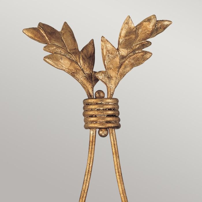 Elstead Lighting Sweet Olive 2 Light Wall Light - Gilded Gold