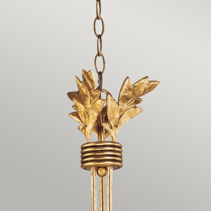 Elstead Lighting Sweet Olive 3 Light Chandelier - Gilded Gold