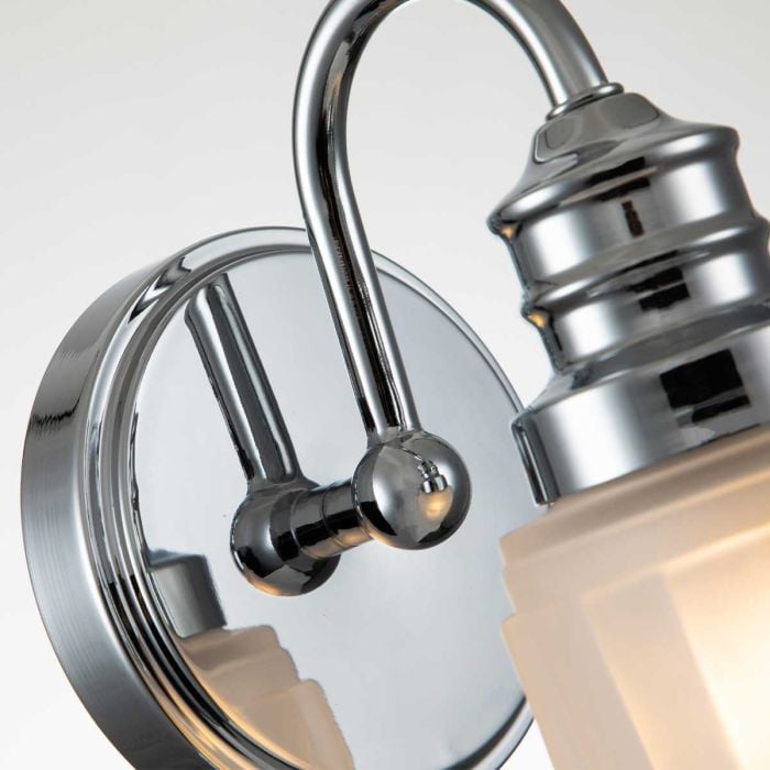 Elstead Lighting Swell 1 Light Wall Light - Polished Chrome