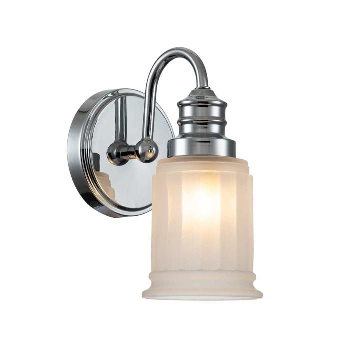 elstead lighting Swell 1 Light Wall Light - Polished Chrome