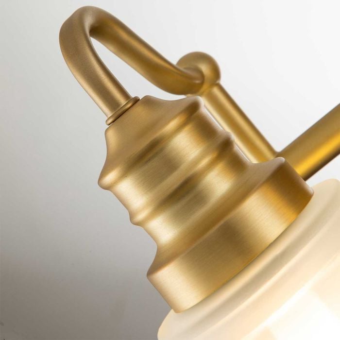 Elstead Lighting Swell 2 Light Wall Light - Brushed Brass