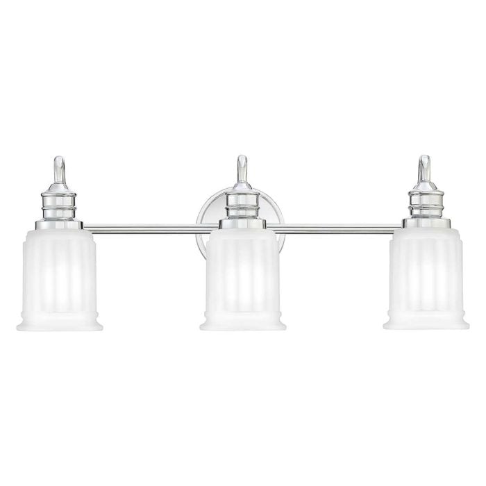 elstead lighting Swell 3 Light Wall Light - Polished Chrome