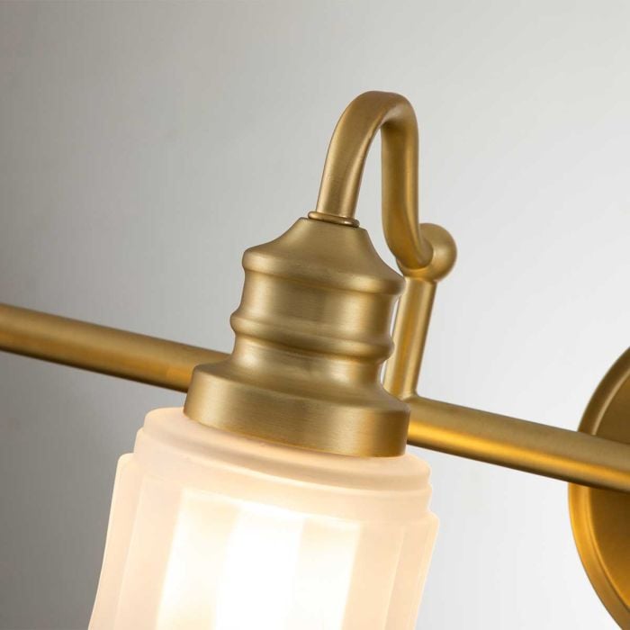 Elstead Lighting Swell 4 Light Wall Light - Brushed Brass