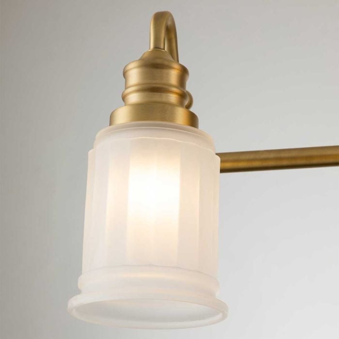 Elstead Lighting Swell 4 Light Wall Light - Brushed Brass