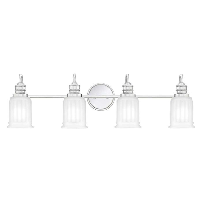 elstead lighting Swell 4 Light Wall Light - Polished Chrome