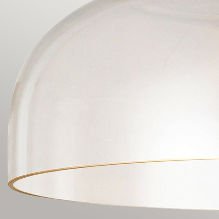 Elstead Lighting Sylvia 1 Lt Semi Flush - Brushed Gold