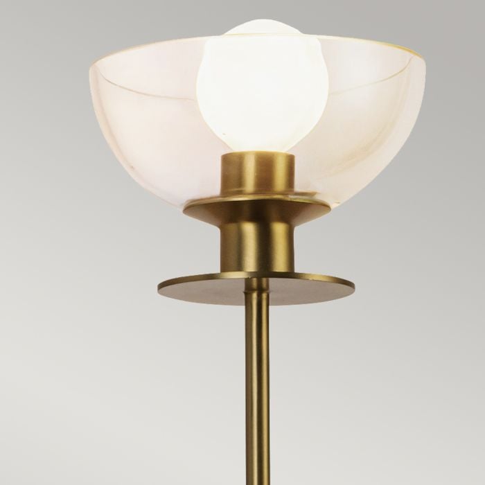 Elstead Lighting Sylvia 1 Lt Wall Light - Brushed Gold