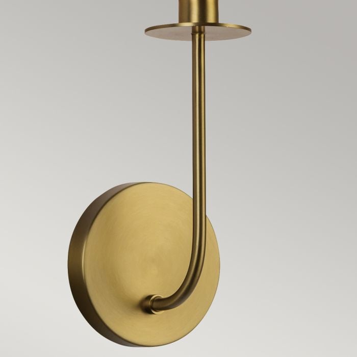 Elstead Lighting Sylvia 1 Lt Wall Light - Brushed Gold