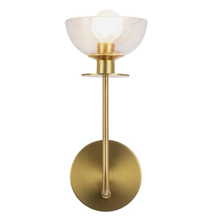 elstead lighting Sylvia 1 lt Wall Light - Brushed Gold