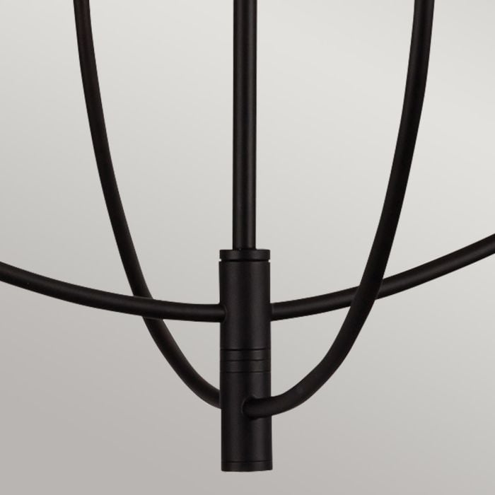 Elstead Lighting Sylvia 4 Lt Chandelier - Matte Black