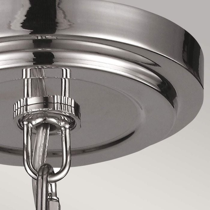 Elstead Lighting Tabby 1 Light Mini Pendant - Polished Nickel