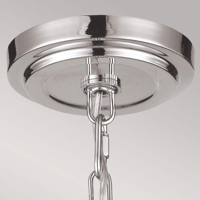 Elstead Lighting Tabby 1 Light Pendant - Brushed Steel