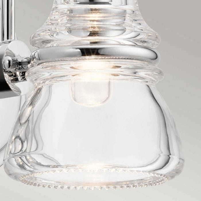 Elstead Lighting Talland 1 Light Wall Light - Polished Chrome