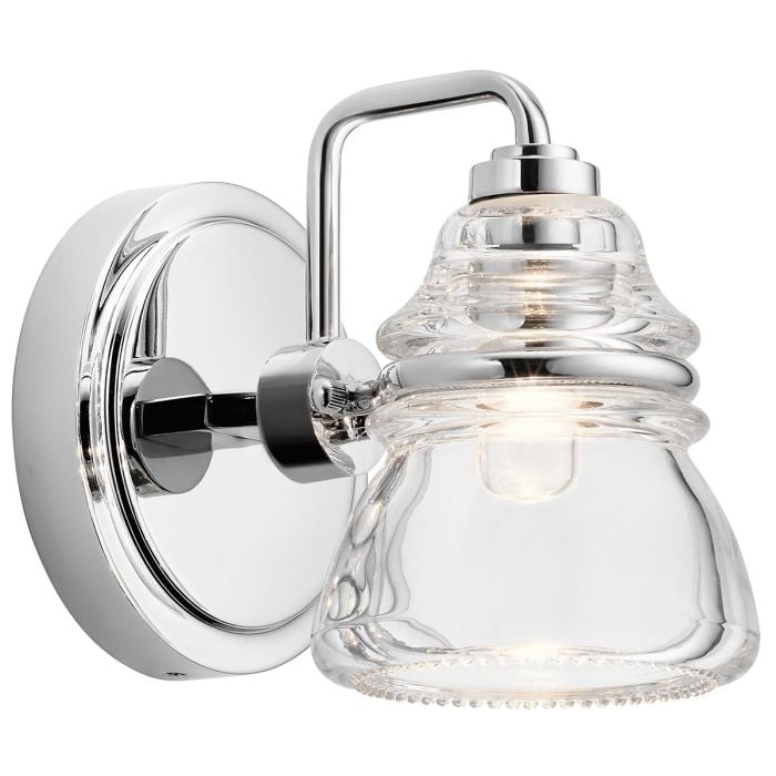 elstead lighting Talland 1 Light Wall Light - Polished Chrome