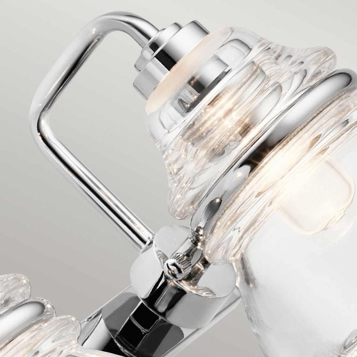 Elstead Lighting Talland 2 Light Wall Light - Polished Chrome
