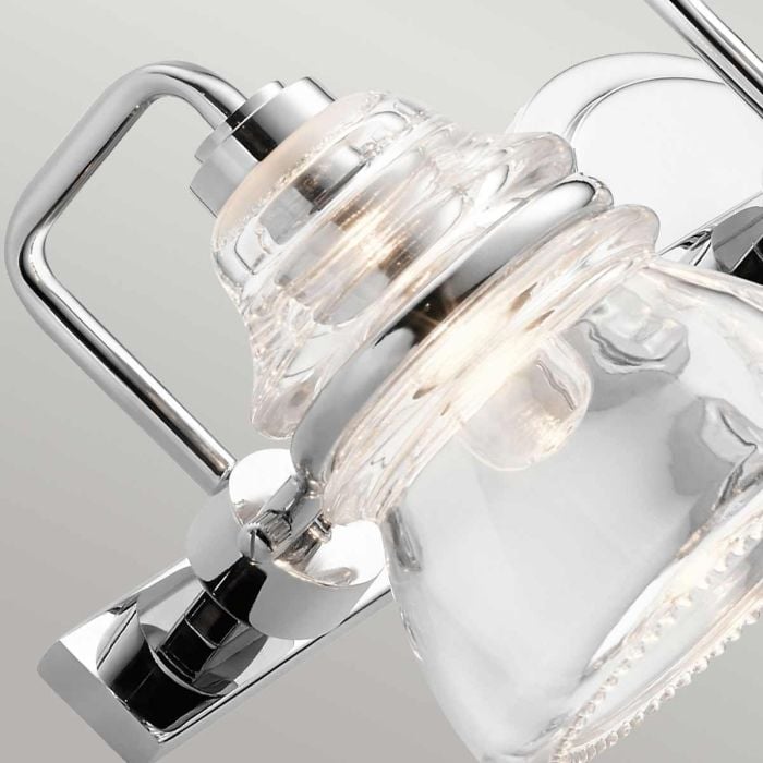 Elstead Lighting Talland 3 Light Wall Light - Polished Chrome
