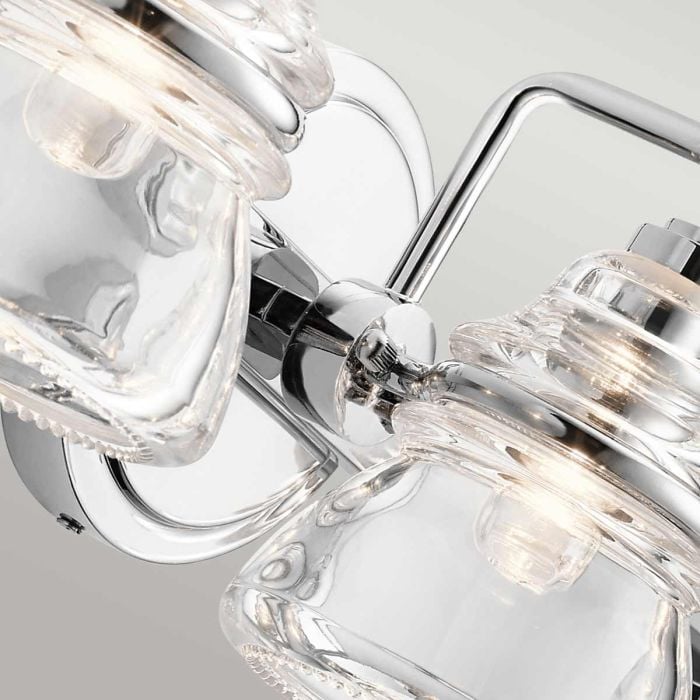 Elstead Lighting Talland 3 Light Wall Light - Polished Chrome