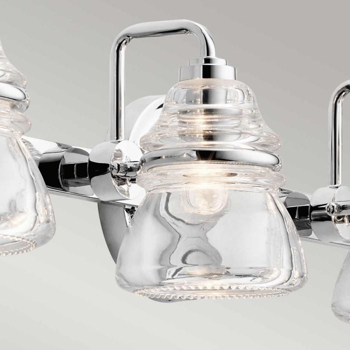 Elstead Lighting Talland 4 Light Wall Light - Polished Chrome