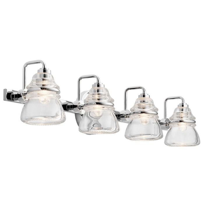 elstead lighting Talland 4 Light Wall Light - Polished Chrome