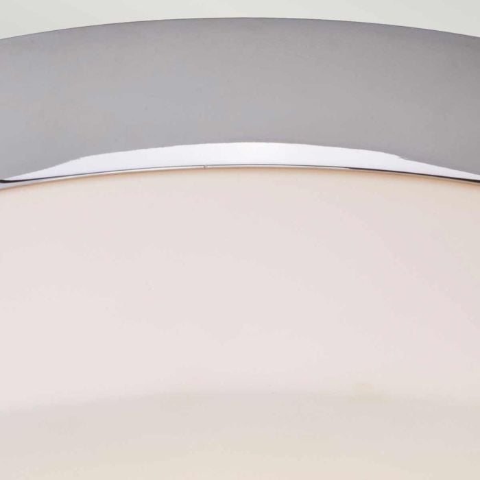 Elstead Lighting Tamar 1 Light Large Flush - Polished Chrome