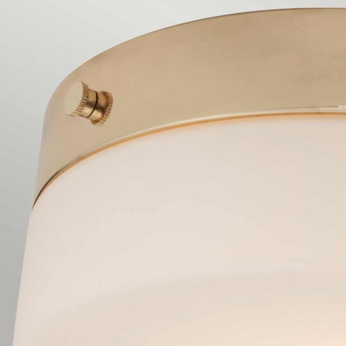Elstead Lighting Tamar 1 Light Large Flush - Polished Gold